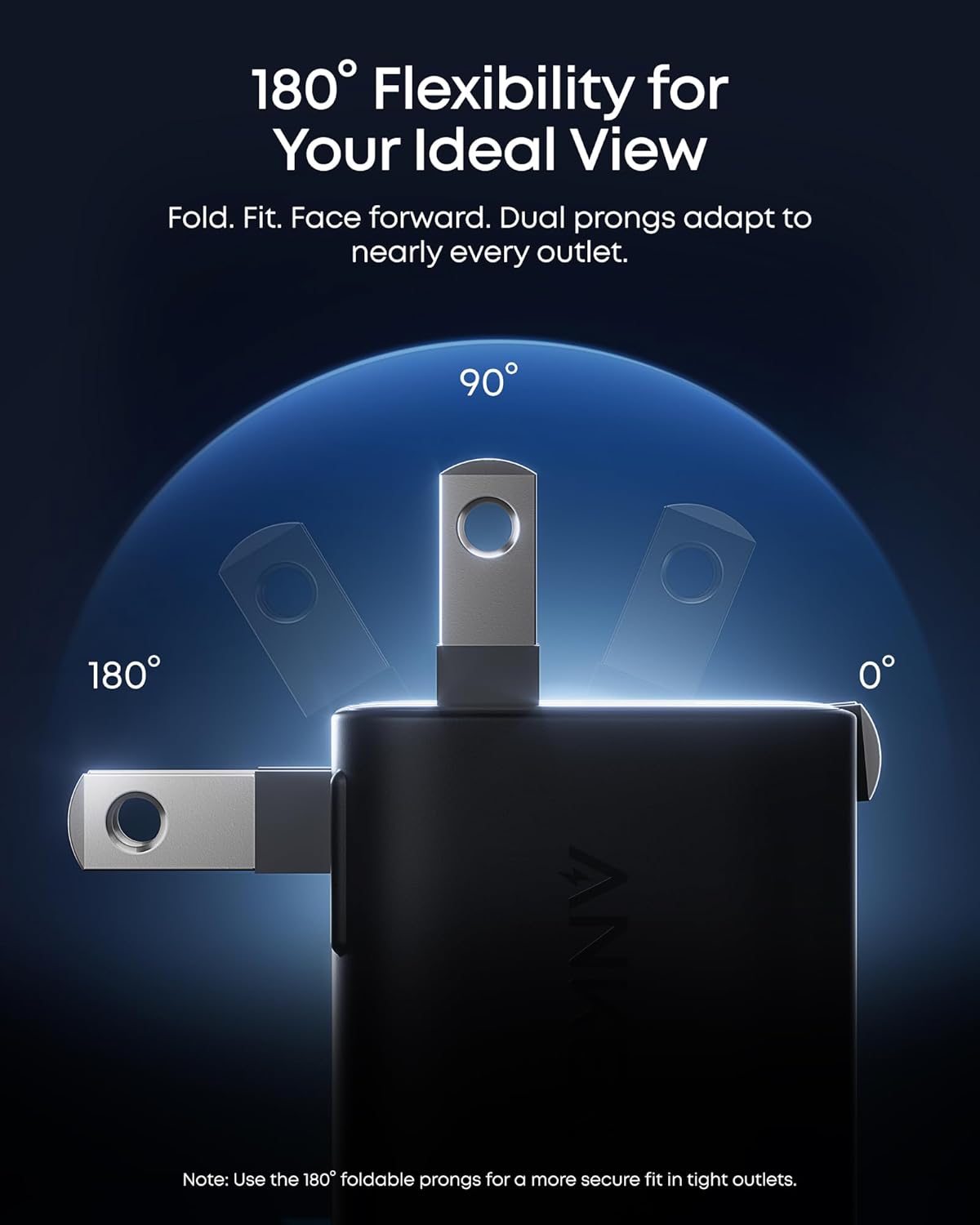 Anker Smart Display Charger,Anker Nano 45W Max GaN Fast Charging USB C Charger Block,180° Foldable Plug,Smart Recognition,Built-in Care Mode,for iPhone17/16/15(Non-Battery,One USB-C Port,No Cable) - Image 5