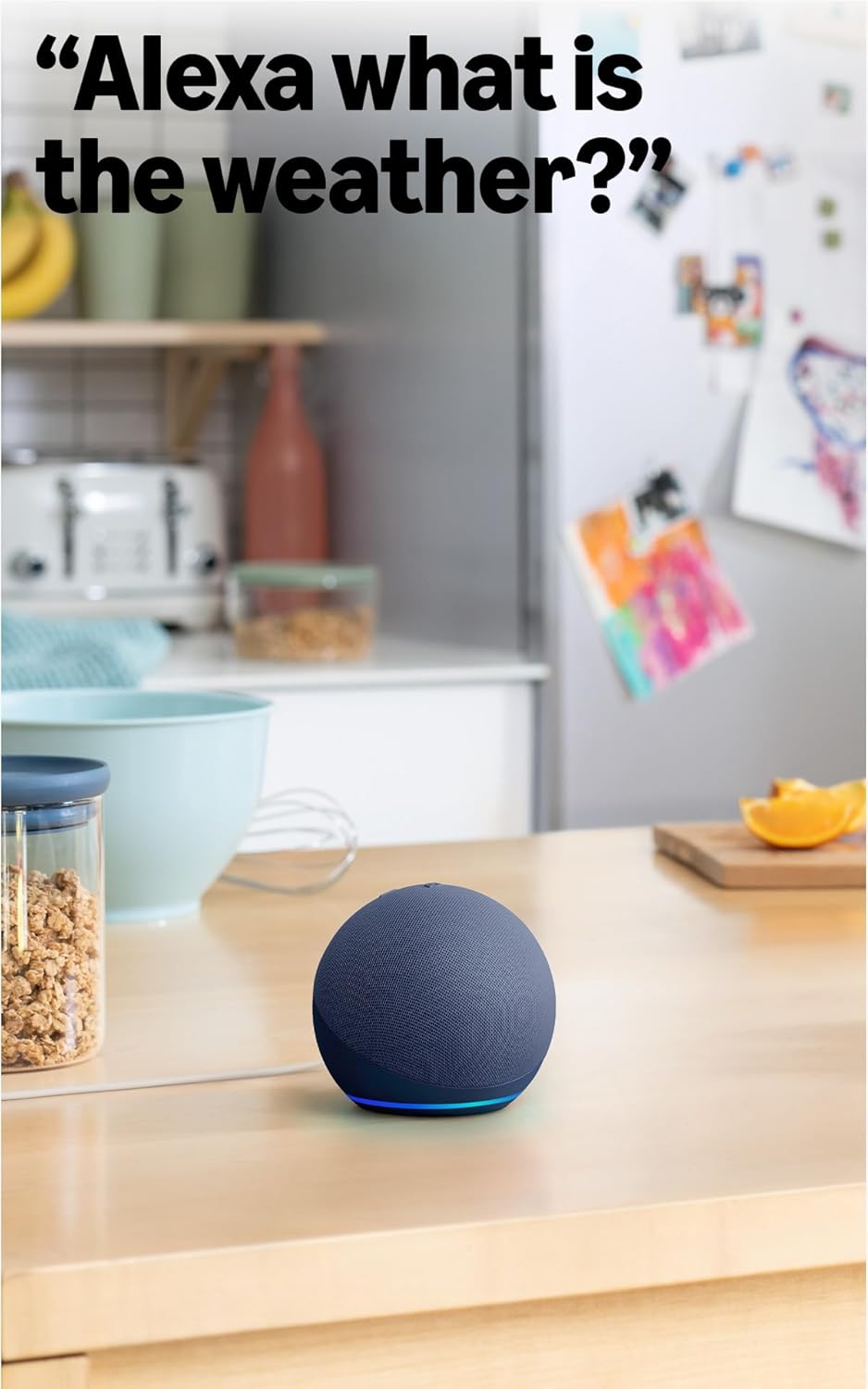 Amazon Echo Dot (newest model) - Vibrant sounding speaker, Designed for Alexa+, Great for bedrooms, dining rooms and offices, Deep Sea Blue - Image 5