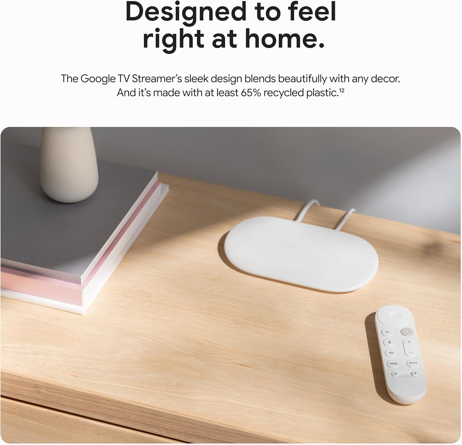 Google TV Streamer 4K - Fast Streaming Entertainment on Your TV with Voice Search Remote - Watch Movies, Shows, Live TV, and Netflix in 4K HDR - Smart Home Control - 32 GB of Storage - Hazel - Image 8