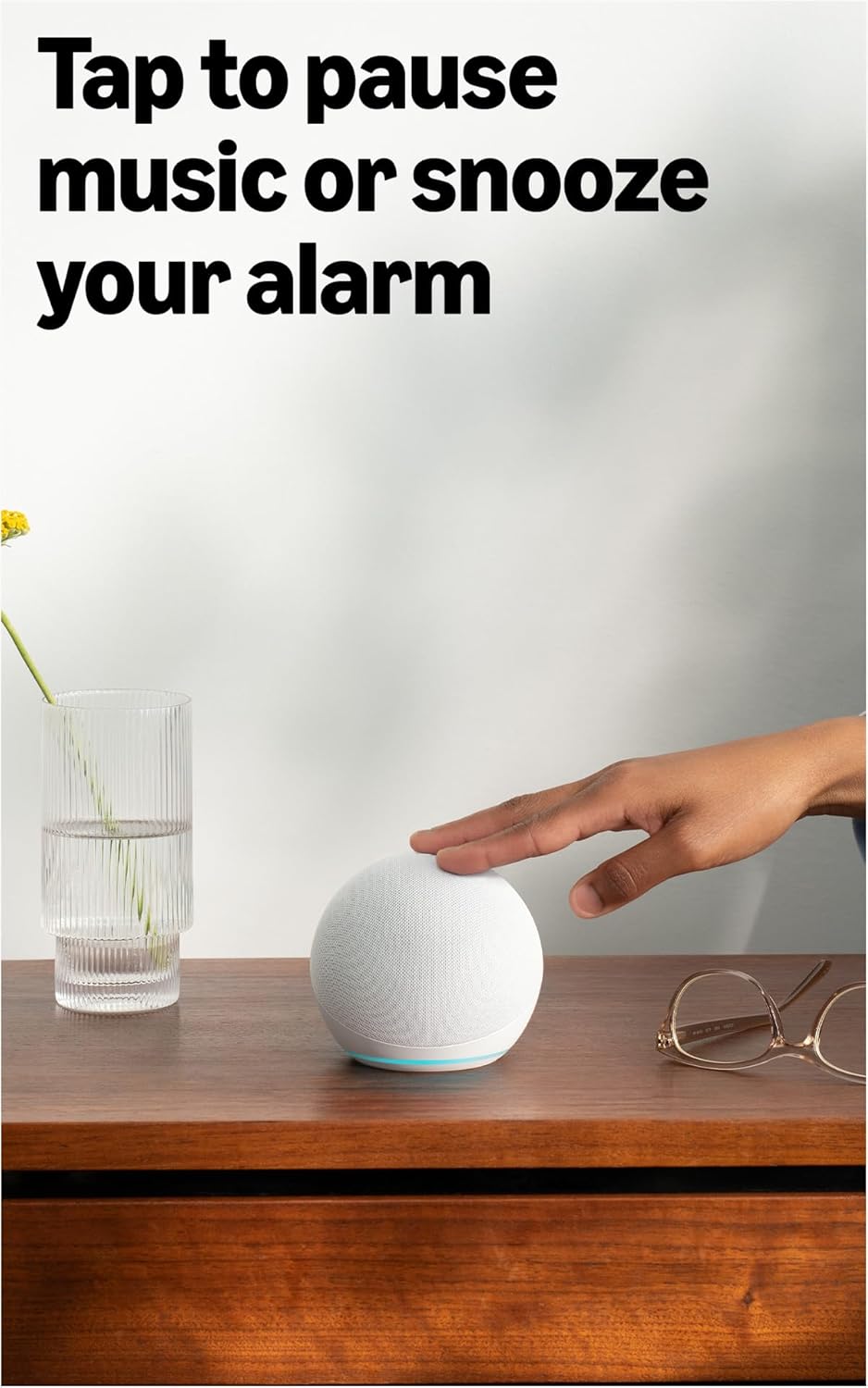 Amazon Echo Dot (newest model) - Vibrant sounding speaker, Designed for Alexa+, Great for bedrooms, dining rooms and offices, Glacier White - Image 8