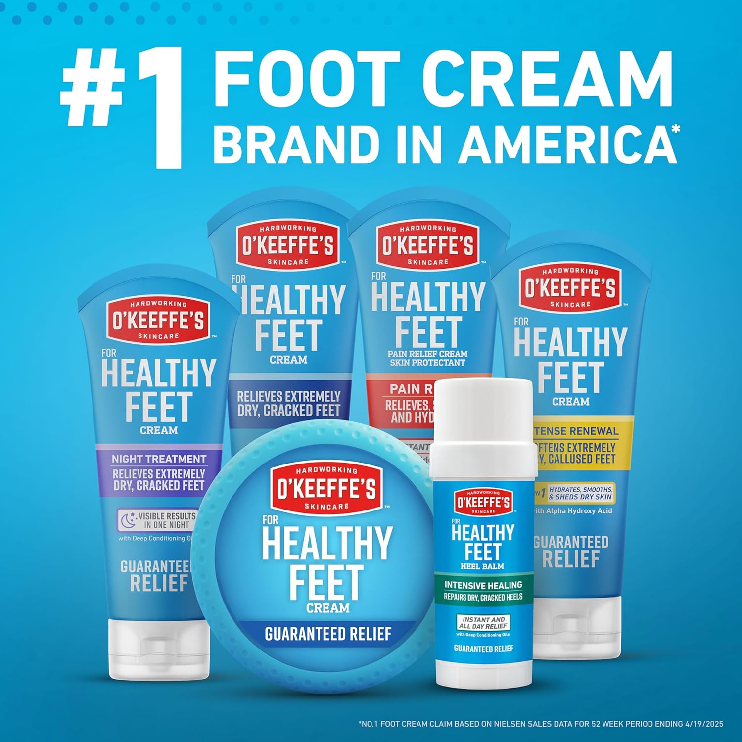 O'Keeffe's for Healthy Feet Intensive Healing Balm; Guaranteed Relief for Extremely Dry; Cracked Feet; Heel Balm that Instantly Fills Dry; Cracked Heels; 2.2oz Balm Stick; (Pack of 1) - Image 6