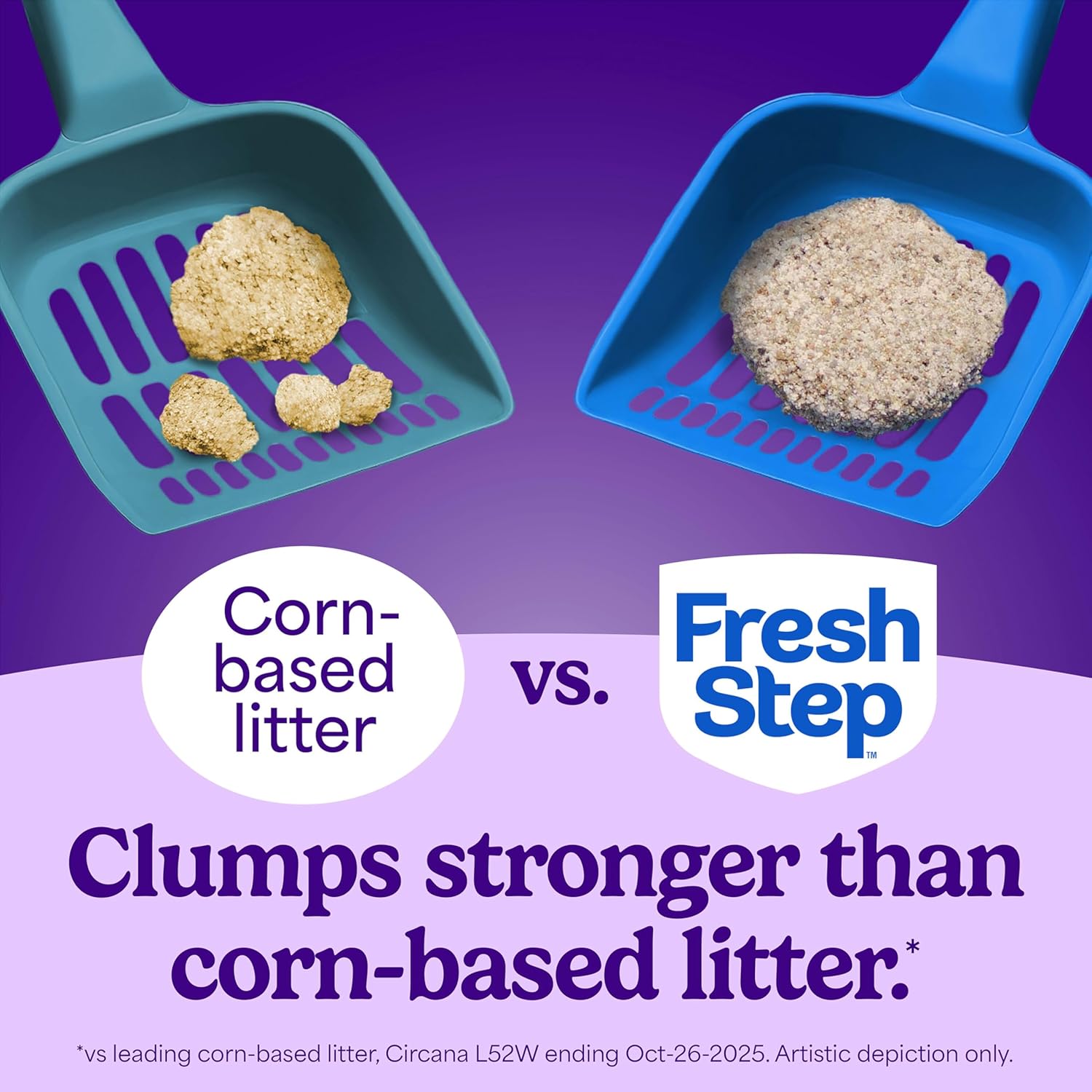 Fresh Step Advanced Odor Shield Multi Cat Clumping Litter with Febreze Freshness, Low Dust, Odor Control with Ammonia Block Tech, Compatible in Automatic Litter Boxes, 37 lb. (2 x 18.5 lb.) - Image 5