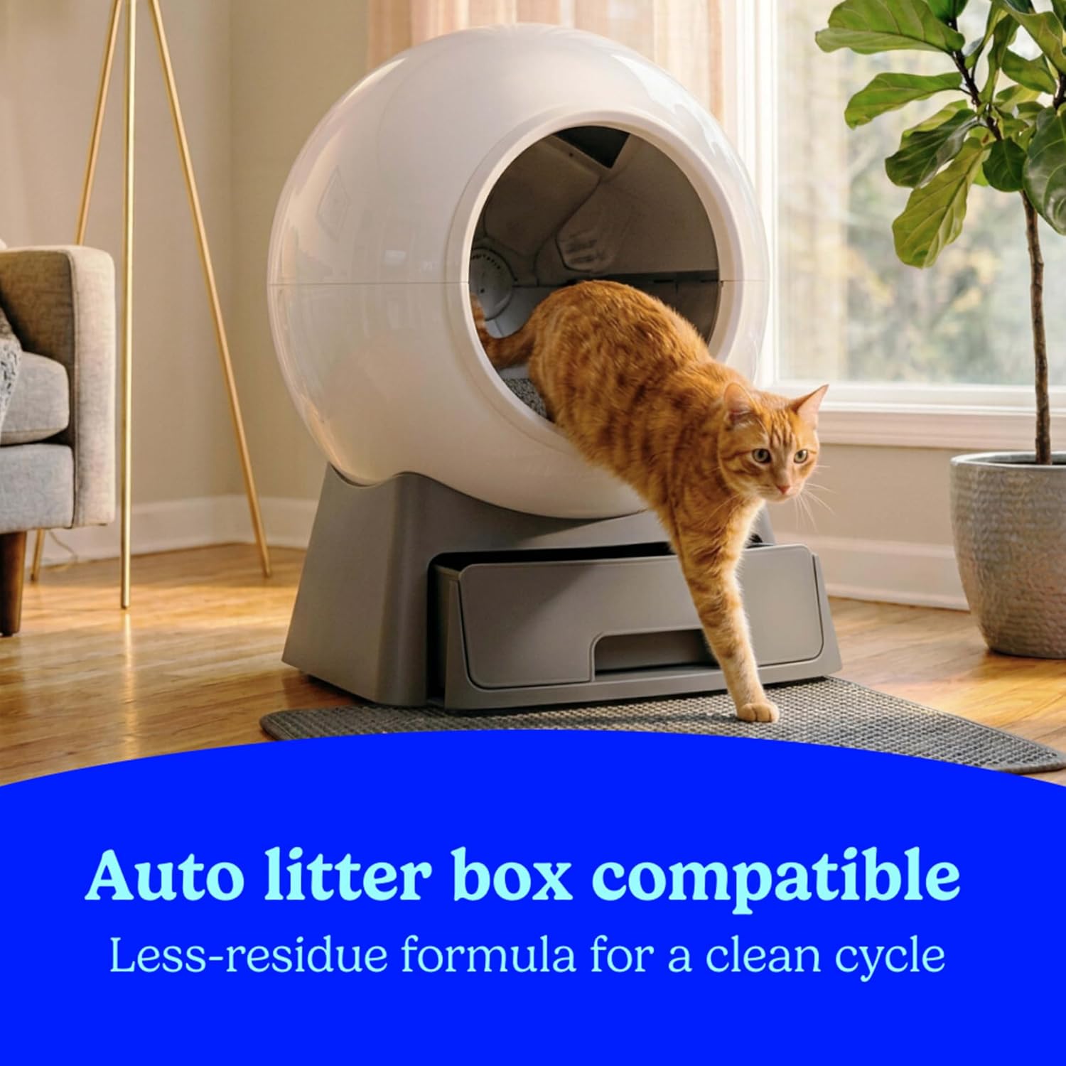Fresh Step Advanced Odor Shield Multi Cat Clumping Litter with Febreze Freshness, Low Dust, Odor Control with Ammonia Block Tech, Compatible in Automatic Litter Boxes, 37 lb. (2 x 18.5 lb.) - Image 9