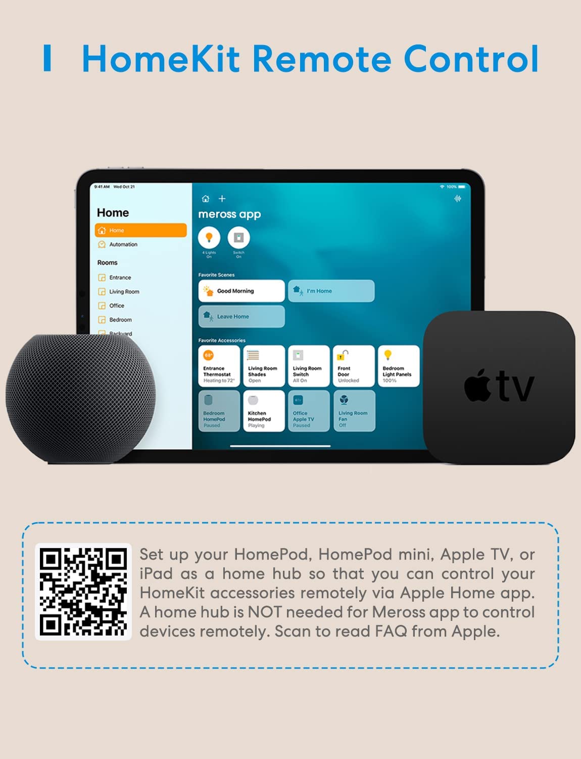 meross Smart Plug Mini, 15A & Reliable Wi-Fi, Support Apple HomeKit, Siri, Alexa, Echo, Google Assistant and Nest Hub, App Control, Timer, No Hub Needed, 2.4G WiFi Only, 2 Pack - Image 9