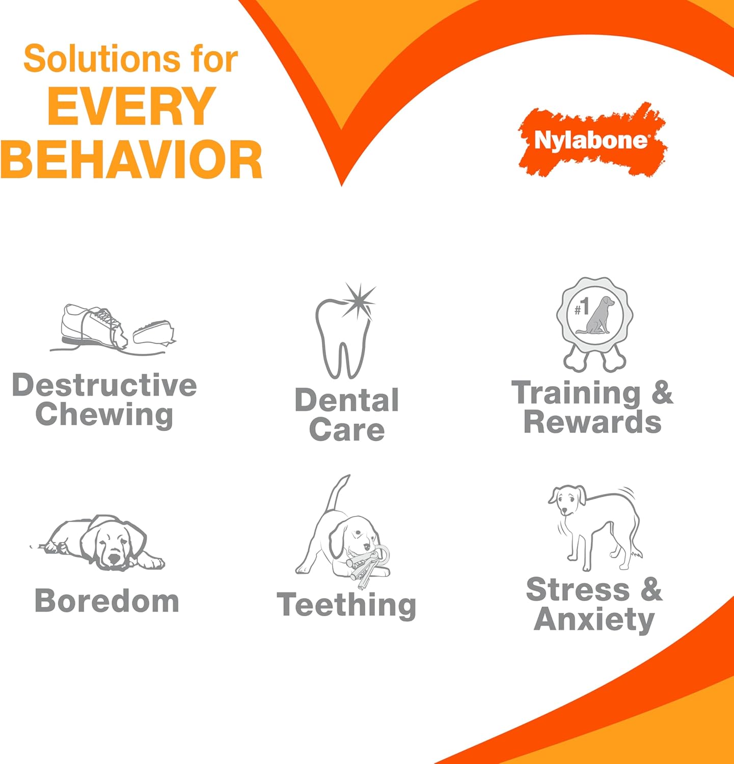 Nylabone Moderate Chew Flexi Chew Bone Peanut Butter & Bacon XX-Small/Tiny (2 Count) - Image 7
