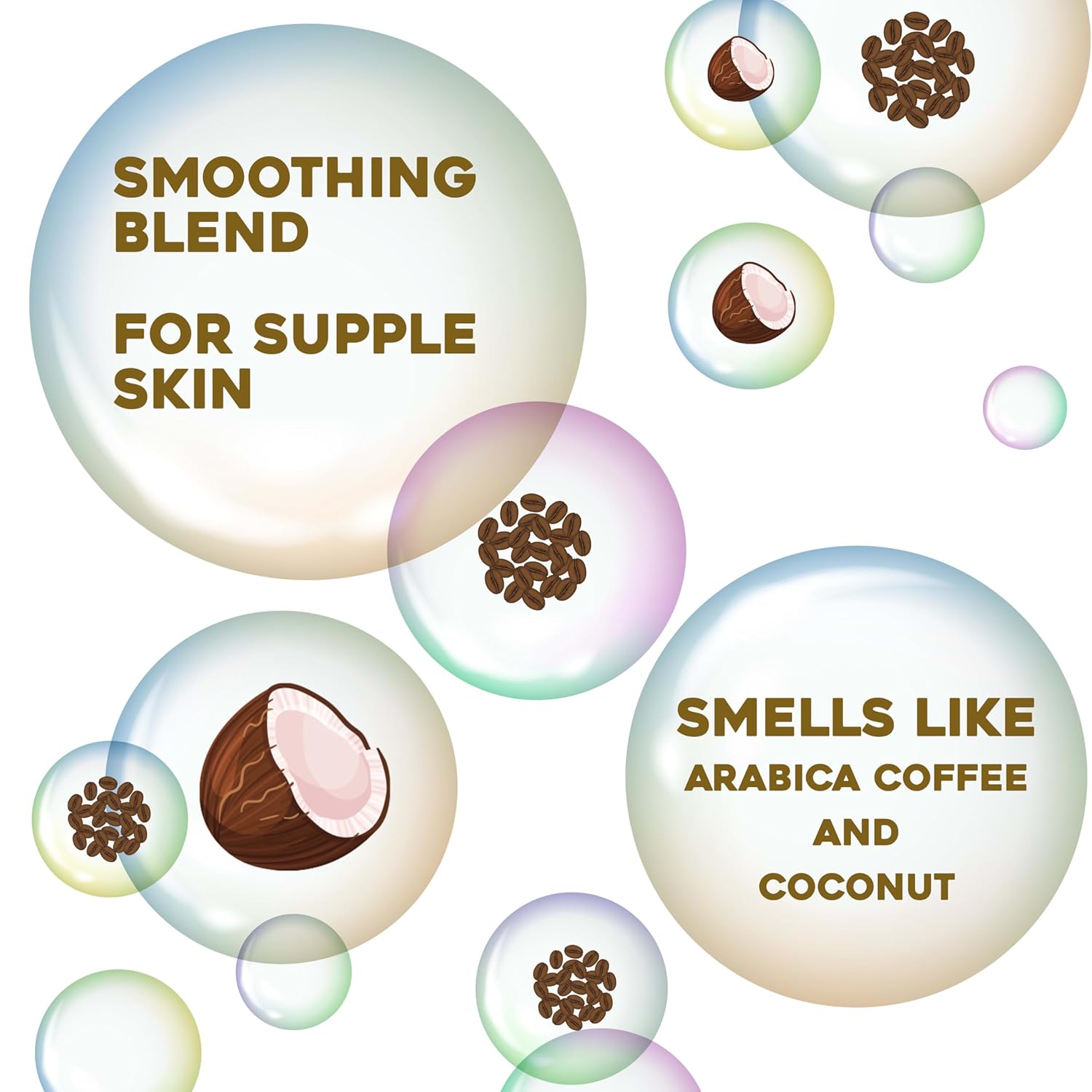 OGX Smoothing + Coconut Coffee Exfoliating Body Scrub with Arabica Coffee & Coconut Oil, Moisturizing Body Wash for Dry Skin, Paraben-Free with Sulfate-Free Surfactants, 19.5 Fl Oz, 2 Pack - Image 4