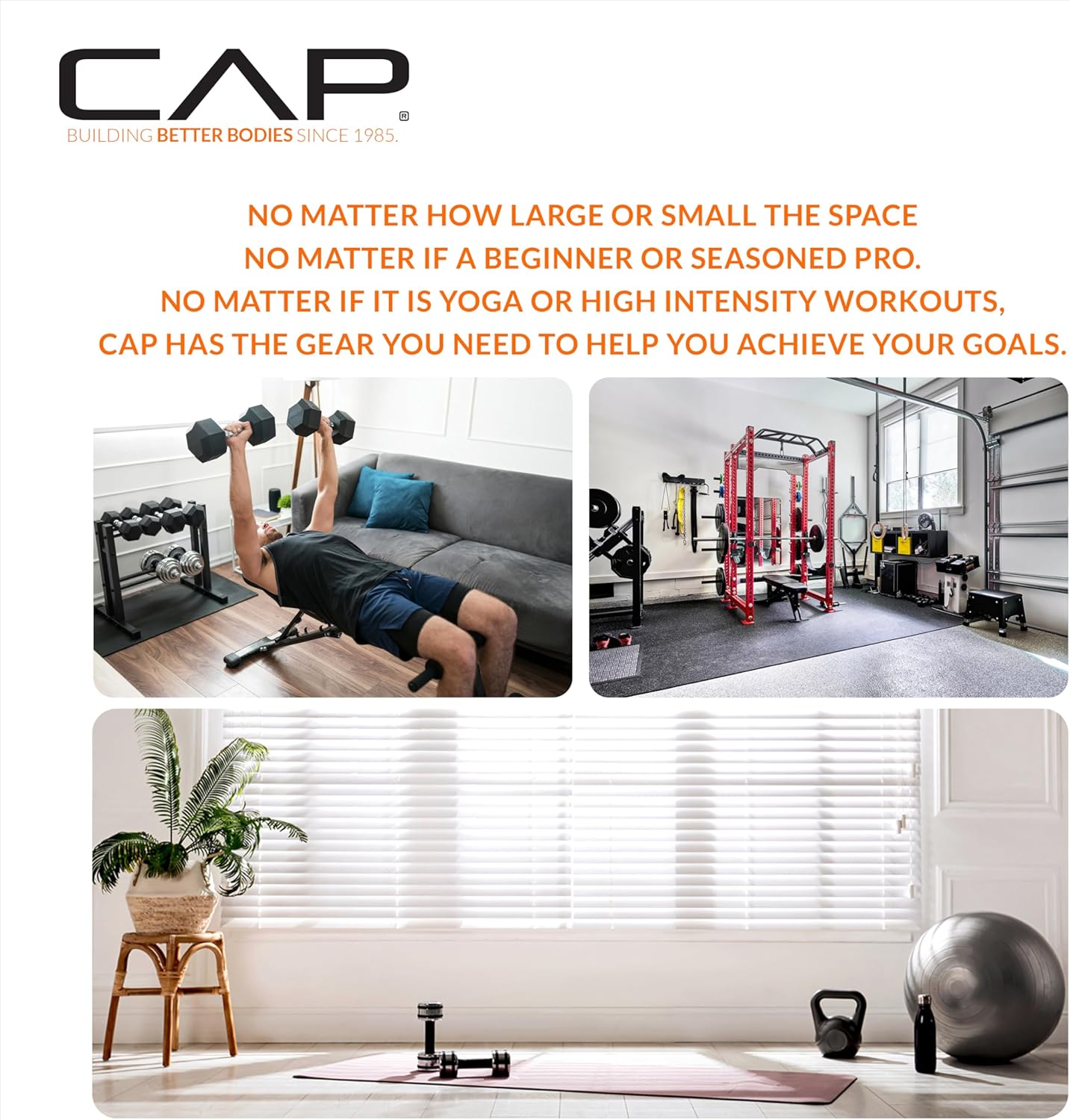 CAP Barbell 40-Pound Adjustable Cement Dumbbell Set – Versatile Weights for Home Gym Excellence - Image 7