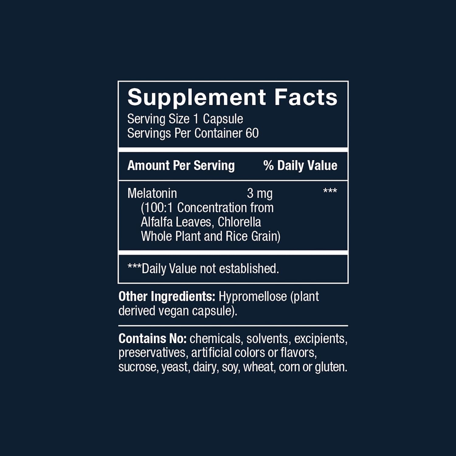 Herbatonin® 3mg - Plant-Based, Natural Vegan Melatonin Supplement (Phyto-Melatonin), Sleep Cycle, Body Clock and Circadian Rhythm Support for Jet Lag, Shift Work and Sleeplessness (120 Day Supply) - Image 5