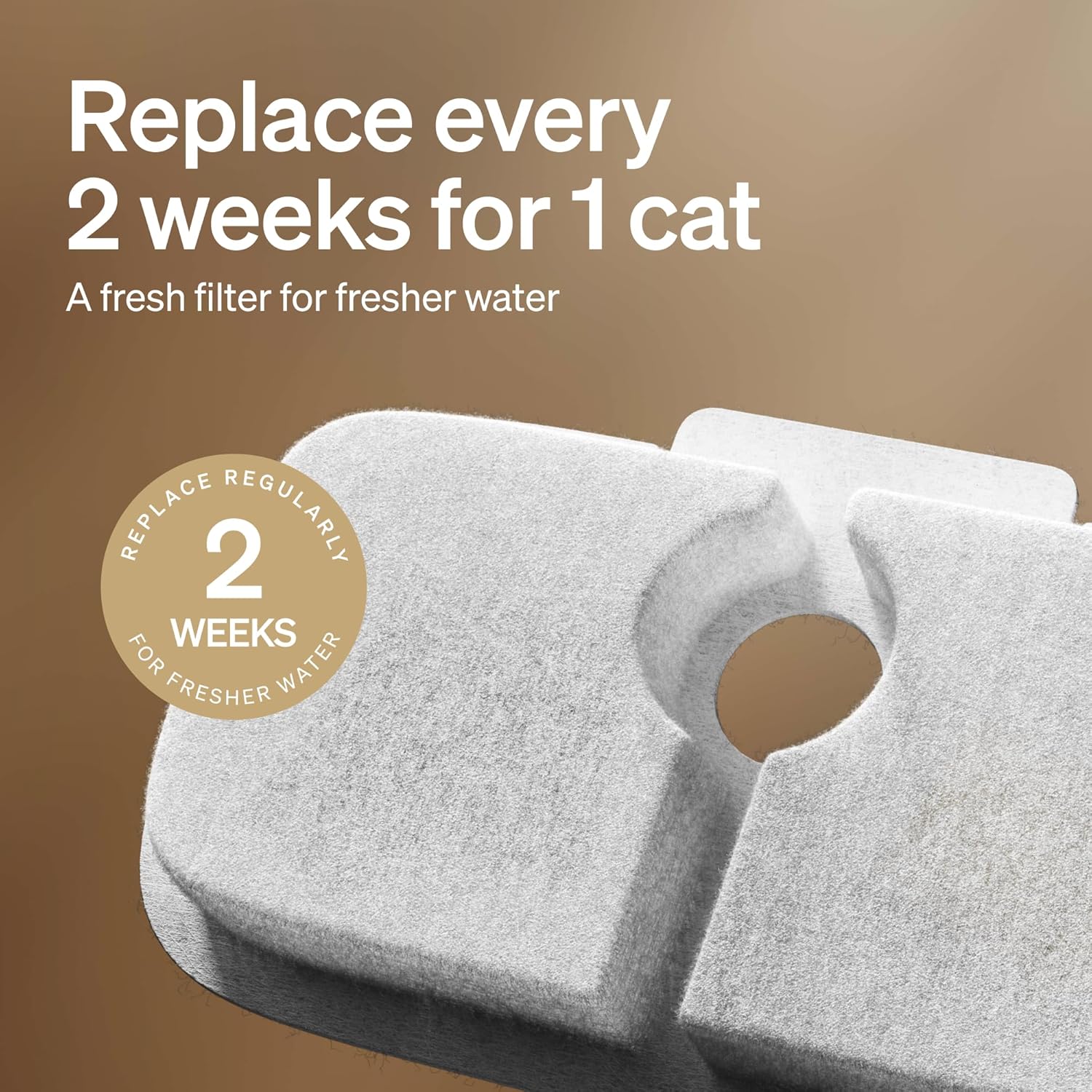 PETLIBRO 4 Packs Replacement Filters for Dockstream Cat Water Fountain PLWF105/PLWF115/PLWF005, 2 Months Set of Replacement Filters for Ultra Quiet Pet Water Fountain - Image 6