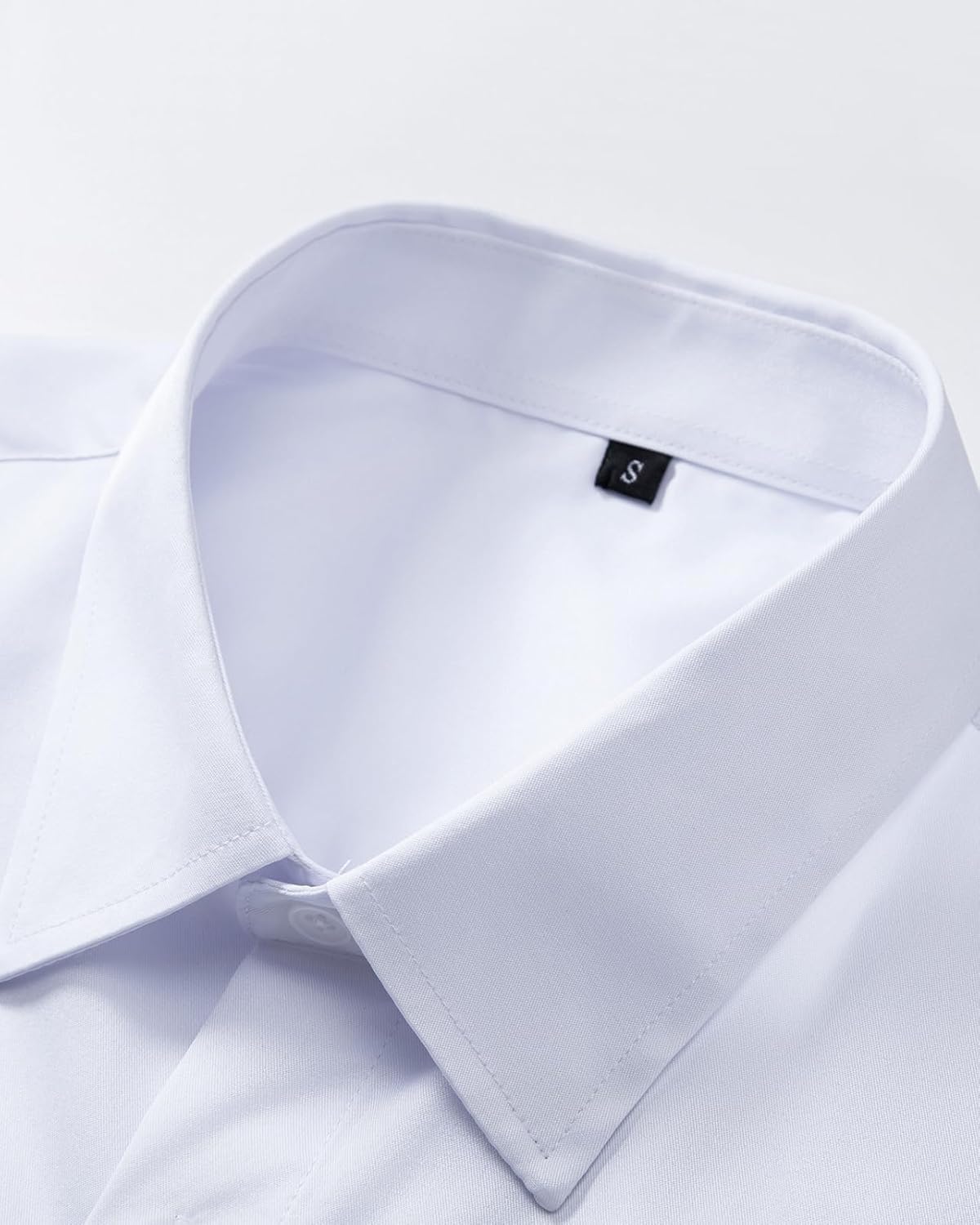 Men's Dress Shirt Slim Fit Casual Business Formal Wedding Long Sleeve Wrinkle Free Button Down Shirts - Image 3