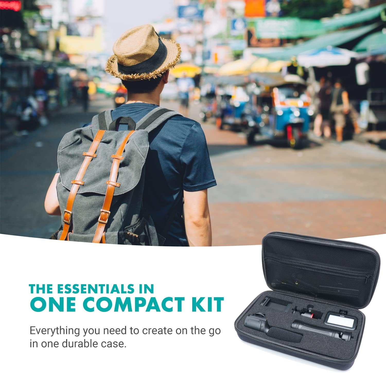 Movo USB-C Vlogging Kit for iPhone 15/16 - Phone Video Kit Accessories: Phone Tripod, Phone Mount, LED Light and Shotgun Microphone - Youtube Starter Kit for Content Creation, TikTok, Podcasts - Image 3