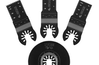 4-Pc RYOBI Wood Oscillating Multi-Tool Blade Set
