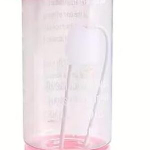 1pcs Small Animal Water Bottle Set, 2.71oz Stainless Steel Ball Bearing Automatic Anti-Drip Dispenser with Chew-Proof Leakproof Nozzle for Hamsters/Birds/Rabbits/Parrots (Pink 1PC)