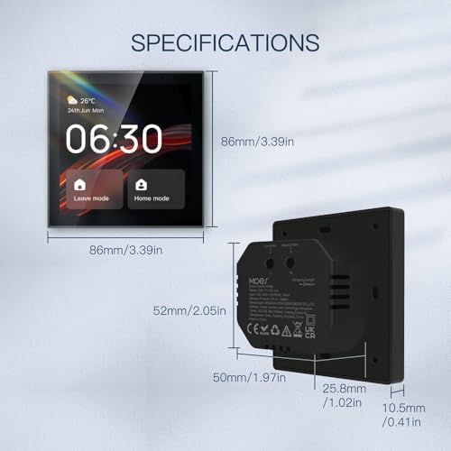 Smart Home Control Panel, voice control Interruptor Inteligente Smart Home With 4-inch touch screen for Smart Home Control - Image 9
