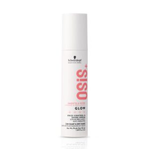 OSiS+ Glow Anti-Frizz Shine Serum – Lightweight Heat Protection & Frizz Control for All Hair Types