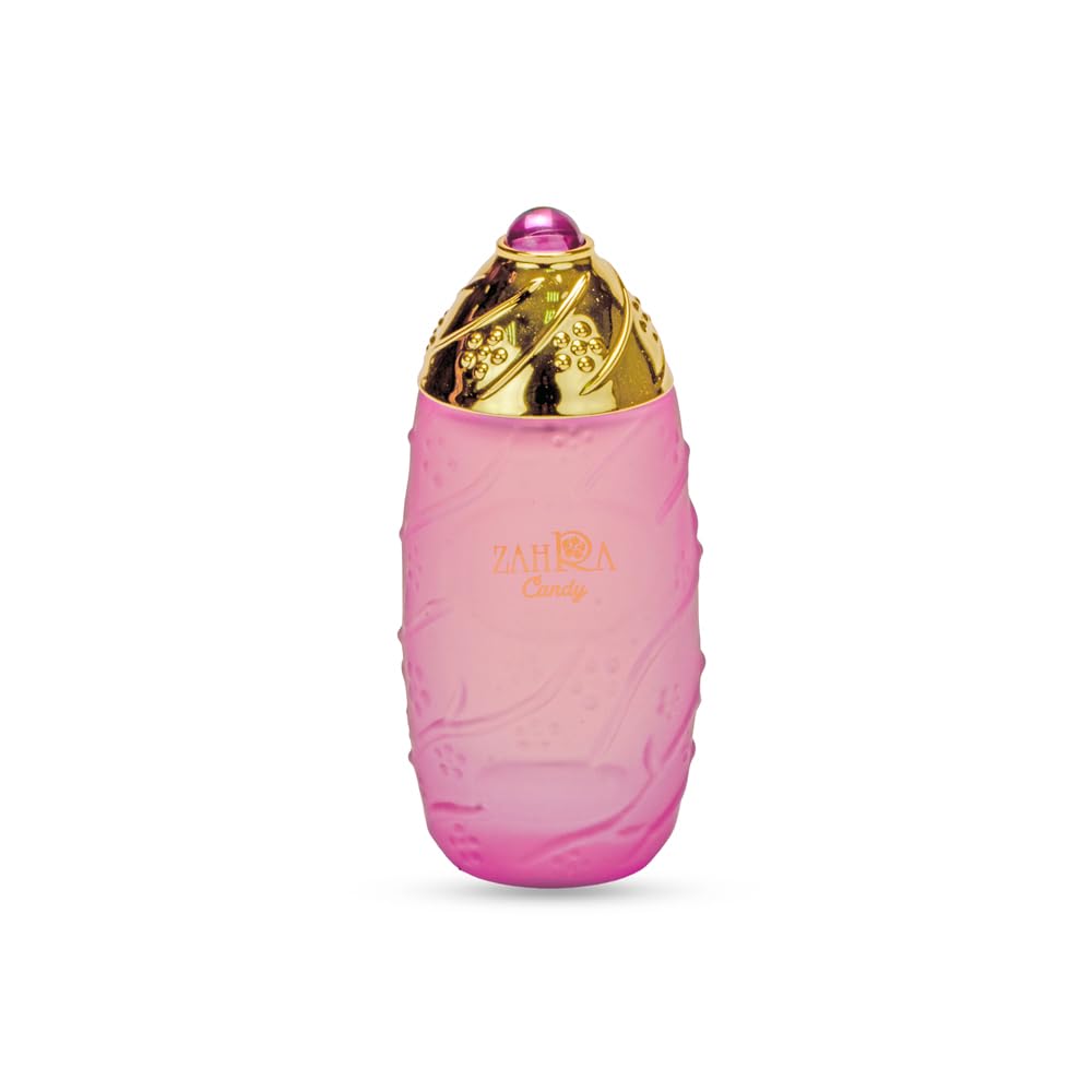 Swiss Arabian Zahra Candy - Sweet Gourmand Arabian Perfume Oil - Women's and Men's Fragrance with Fruity Notes, Soft Florals and Musk - 3.2 oz