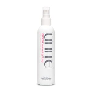 UNITE Hair – BOOSTA Volumizing Spray – Heat-Activated Root Lifting Spray for Weightless Volume, Texture & Flexible Hold – UV & Thermal Protection – 8 Fl Oz