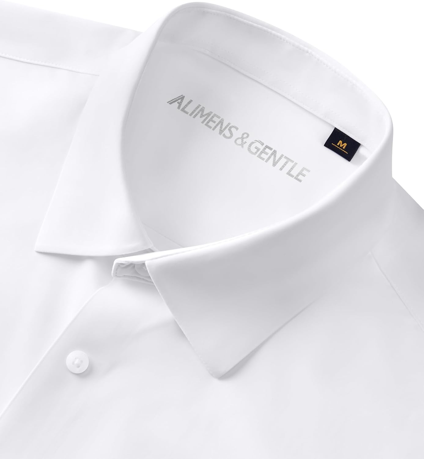 Alimens & Gentle Stretch Mens Dress Shirts Slim Fit Long Sleeve Casual Skinny Muscle Fit Wrinkle Free Button Down Shirt - Image 4