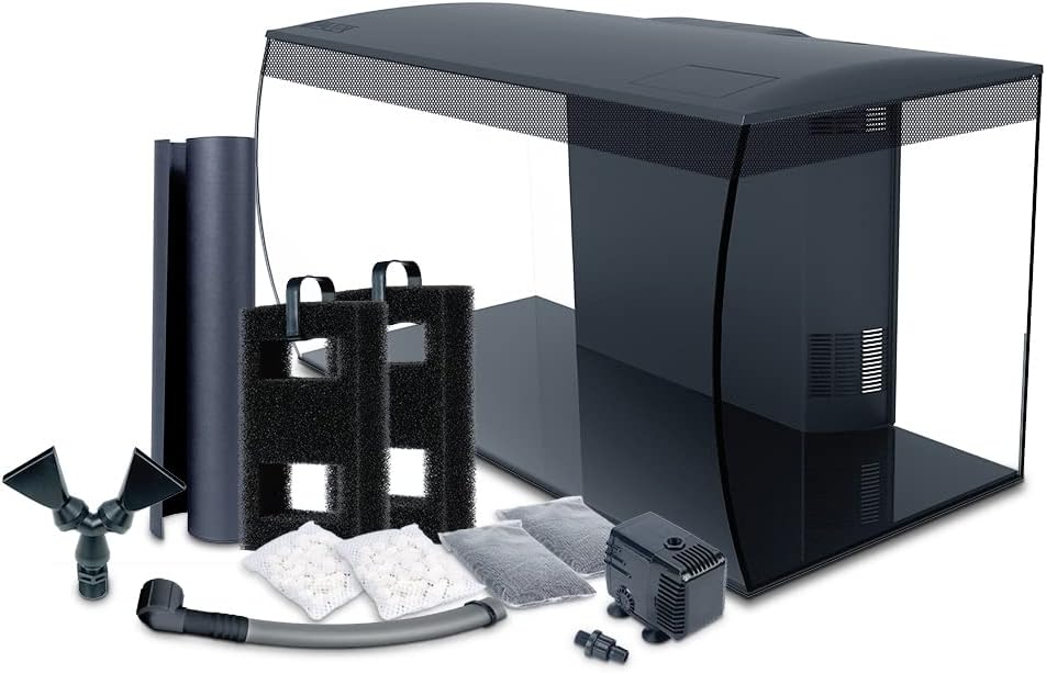 Fluval Flex 32.5 Marine Salt Water Aquarium Kit - Fish Tank for Fish, Coral & More - Comes with LED Lights, Filtration System & More - 32.5" x 15.75" x 15.35" - 123 L, 32.5 Gal. - Black - Image 4
