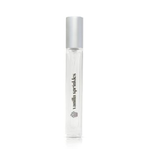 Just Juice Vanilla Sprinkles – Vanilla Perfume for Women and Men – Gourmand Mini Travel Perfume with Whipped Cream Notes – 0.3 oz