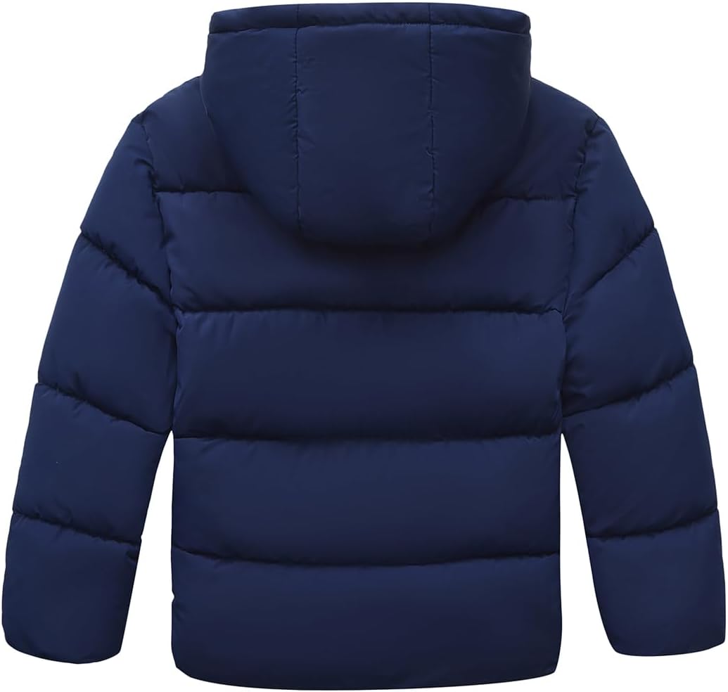 HOOD CREW Kids Boy’s Winter Coat Windproof Hooded Puffer Jackets Warm Outerwear Parka Padded Jacket - Image 2