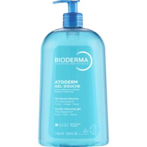 Bioderma – Atoderm – Hydrating Shower Gel – Moisturizing Face and Body Cleanser – Body Wash for Normal to Dry Sensitive Skin