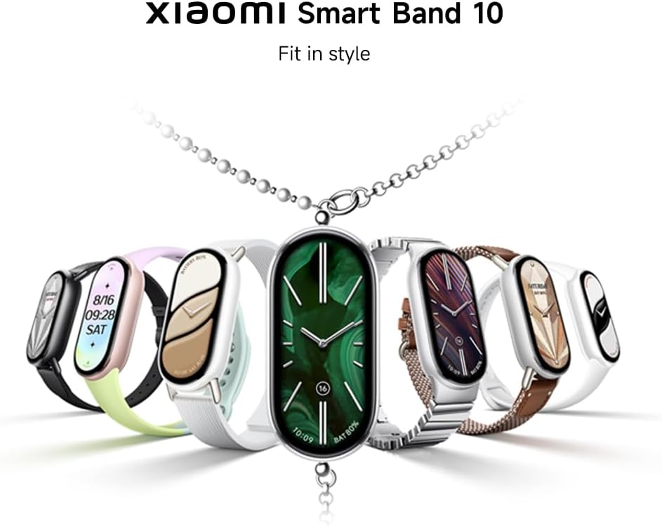 XIAOMI Mi Smart Band 10 (2025) Global Version - 1.72" AMOLED Display | 21 Days Battery Life | Touchscreen, Multi-Sport Tracker, Activity Tracker, Heart Rate Monitor | BT5.4 - (Midnight Black) - Image 2