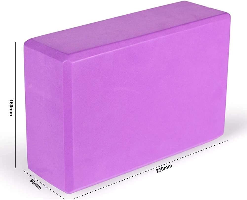 Yoga Blocks 9x6x3, 2 Pack High Density Yoga Brick Foam Blocks to Improve Strength, Flexibility and Balance, Light Weight and Non-Slip Surface, Pilates and Meditation (Gemstone Blue) - Image 3