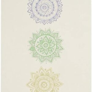 Shakti Warrior TPE Yoga Mat – Artist Designed, Premium eco friendly mats, Non Slip, Non toxic, Great For Regular & Hot Yoga, Pilates and Workouts (72 inch x 24 inch x 6mm thick)
