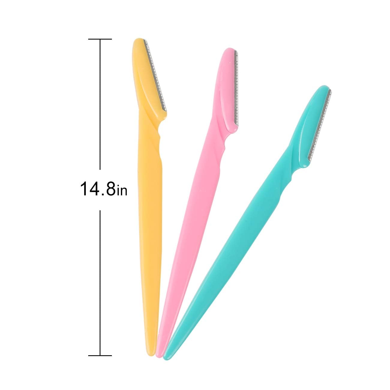 40pcs Eyebrow Razor for Women, Face Shaver Kit Dermaplaning Tool for Peach Fuzz Removal, Stainless Steel Blades with Protective Covers | Eyebrow Trimmer, Facial Hair Removal - Image 7