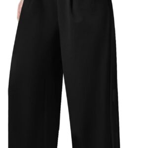 JEKAOYI Womens Wide Leg Yoga Pants High Waist Loose Stretch Casual Lounge Workout Gym Trousers with Pockets