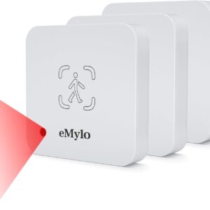 eMylo WiFi Human Presence Sensor 3 Pack, WiFi Millimeter Wave Radar Detection – No Hub Needed, 24/7 Smart Motion Detection for Home & Business, Compatible with TUYA/Smart Life(2.4 GHz Wi-Fi Required)