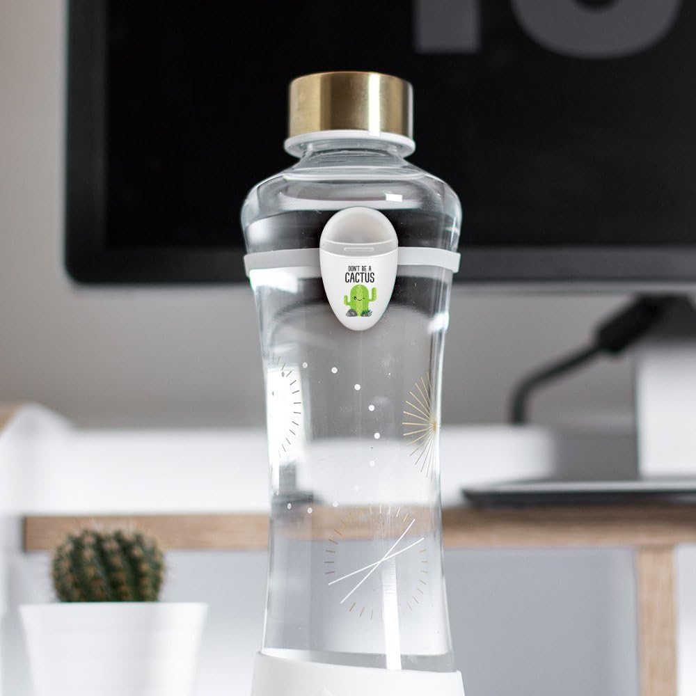 ULLA Drink Water Reminder, Smart Light for Water Bottle, Fits Most Bottles, Lights Up when Time to Drink, Hidrate Smart Water Bottle Reminder to Drink, Smart Hydration Reminder, Water Tracker - CACTUS - Image 5