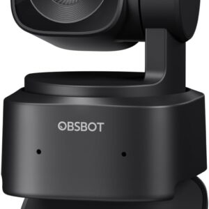 OBSBOT Tiny SE 1080P 100FPS Webcam for PC, AI Tracking PTZ Streaming Camera with 1/2.8″ Sensor, Gesture Control, Dual ISO, Staggered HDR, Web Camera for Desktop Computer, Laptop, Meeting, Video Calls.