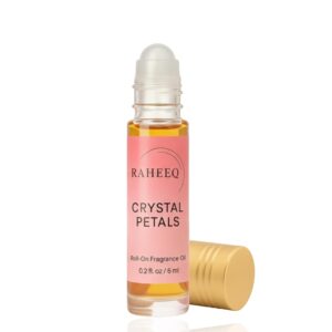 Crystal Petals Perfume Oil – Jasmine & Rose Attar, Concentrated Alcohol-Free Long Lasting Unisex Fragrance, 6ml Roll-On (0.2 fl oz)