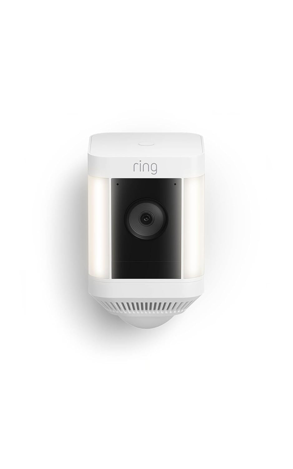 Ring Spotlight Cam Plus, Battery (newest model), Home or business security with HD video, Two-Way Talk, Color Night Vision, and Security Siren, White - Image 2