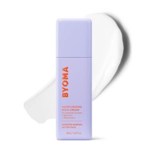 BYOMA Moisturizing Rich Cream – Barrier Repair Cream Face Lotion with Bakuchiol & Shea Extract – Ceramide Face Moisturizer for Dry Skin – Anti Wrinkle, Alcohol Free Face Moisturizer – 1.69 fl.oz