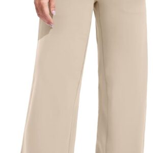 Promover Wide Leg Pants Woman Yoga Pants with Pockets Stretch Loose Casual Lounge Sweatpants Petite/Regular/Tall