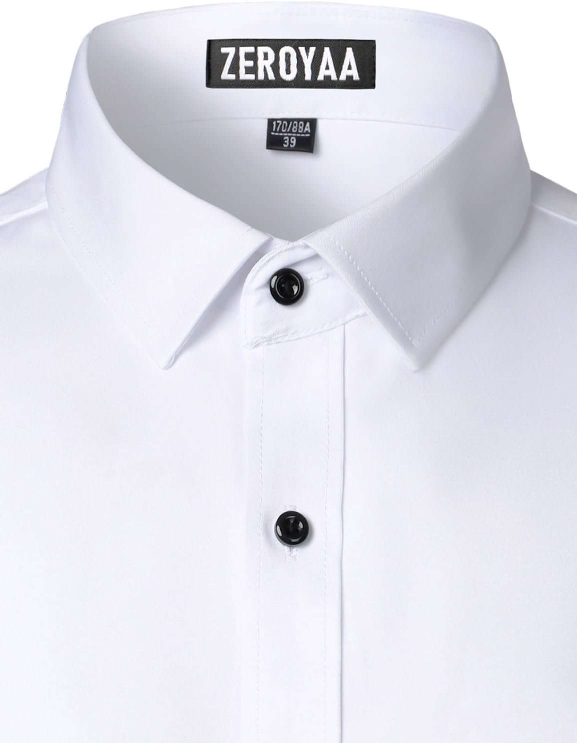 ZEROYAA Men's Long Sleeve Dress Shirt Modern Slim Fit Wrinkle-Free Casual Business Button Up Shirts - Image 4