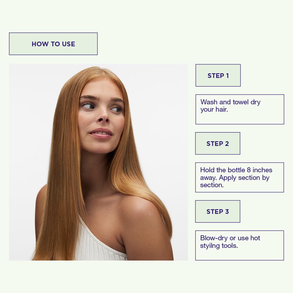 Maria Nila Cream Heat Spray, Rebuilds Damaged Hair, Adds Moisture & Prevents Split Ends, 100% Vegan & Sulfate/Paraben free, 5.1 Fl Oz - Image 3