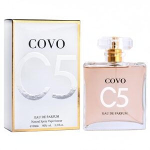 URBAN COLLECTION Covo C5 for Women Eau De Parfum 3.3 fl oz- Pure Femininity in a Bottle – Delicate Floral Scents of Jasmine and May Rose – Cruelty-Free Perfume Precious Gift for Women