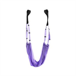Aerial Yoga Stretching Strap – Adjustable Yoga Straps for Stretching, Flexibility & Inversion Training | Portable with Pouch for Pilates, Ballet, Gymnastics