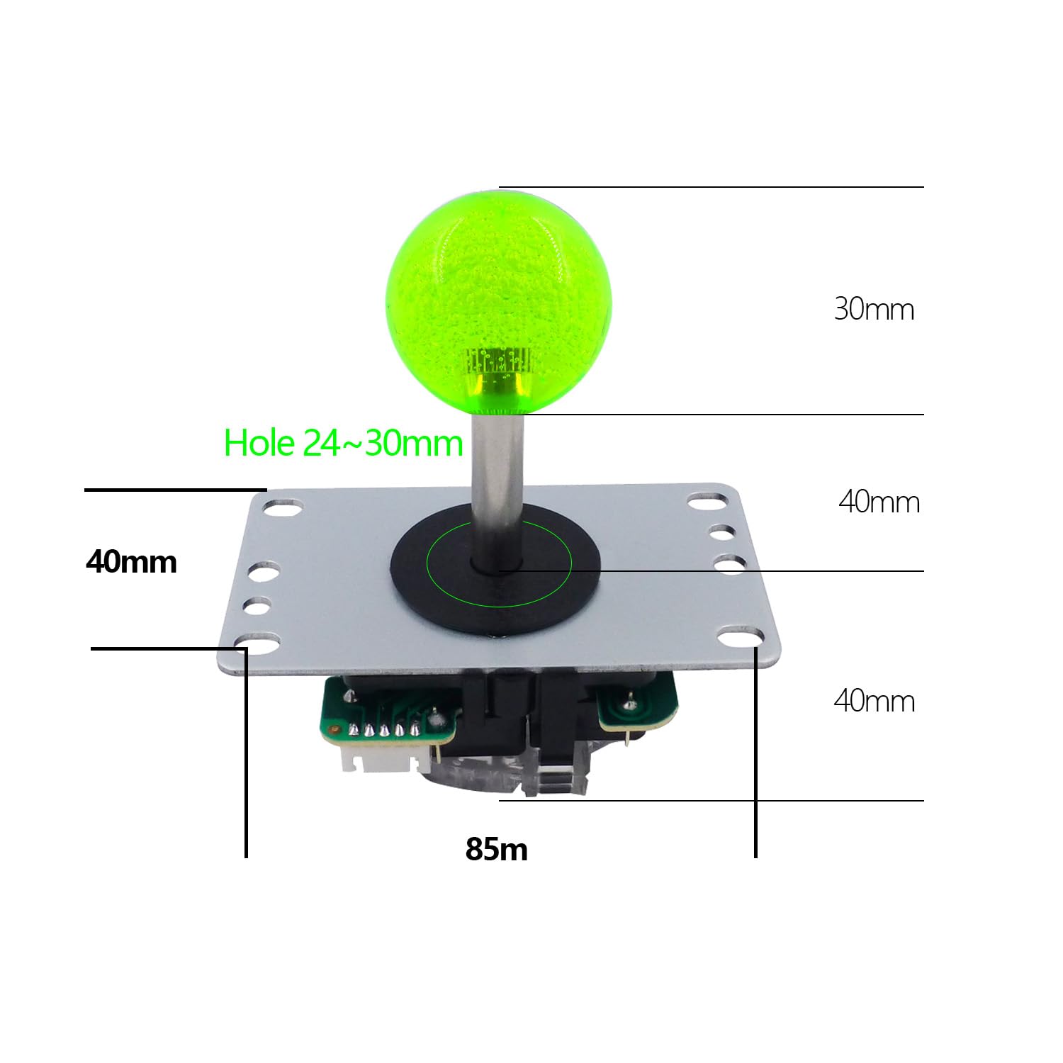 SJ@JX Arcade Game DIY Kit 2 Player Zero Delay USB Encoder Button Joystick Controller for Retro Raspberry MAME Jamma NES PC Windows - Image 7