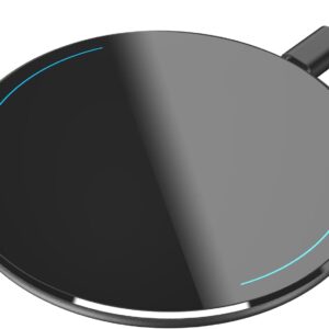 TOZO W1 New Anti-Slip Aircraft-Grade Aluminum Wireless Charger 15W Max Fast Wireless Charging Pad Compatible with iPhone 17/17 Pro/17 Pro Max/Air/16/15/14/SE Series, Samsung Galaxy S25/S24/S23, Black