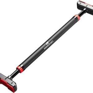 RHINOSPORT Door Pull Up Bar Doorway Chin Up Bar from 69-92 cm (27.1in-36.2in) Workout Equipment for Home Gym Upper Body Workout Non-Slip