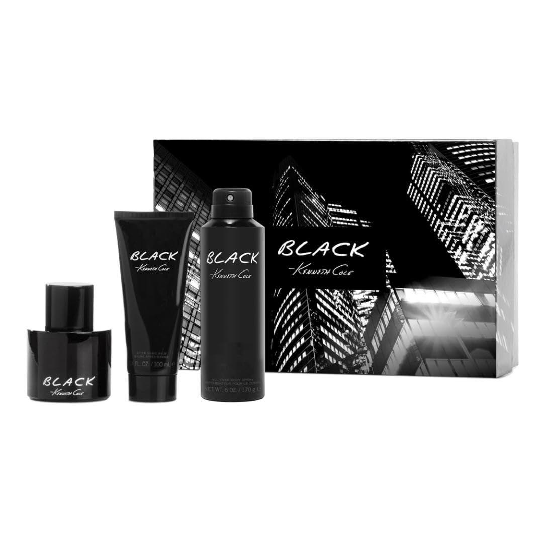 Kenneth Cole Black Eau de Toilette 3 PC Gift Set for Men - Image 3