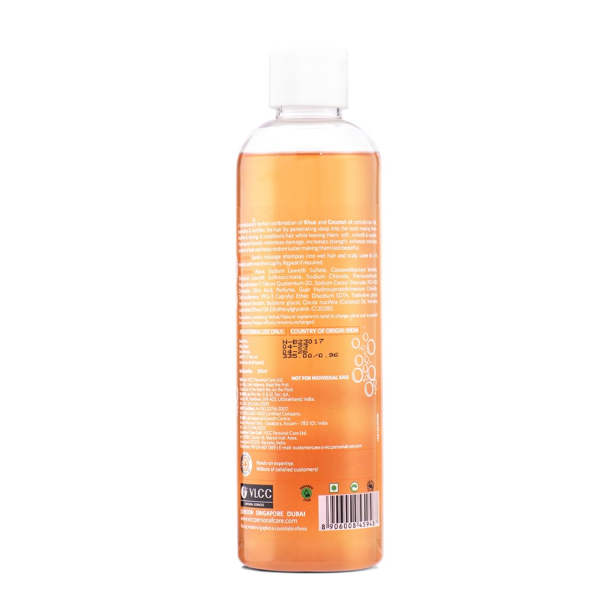 VLCC Hair Fall Control Shampoo | With Khus Oil, Hydrolyzed Keratin And Coconut Oil | 700Ml (25.36 Ounce) Pack of 2 - Image 7