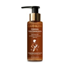Cavo Glow Firming Body Oil for Women, Nourishing Moisturizing Body Oil for Skin Elasticity, Lightweight Fast-Absorbing Oil for Abdomen, Thighs & Buttocks, 100ml