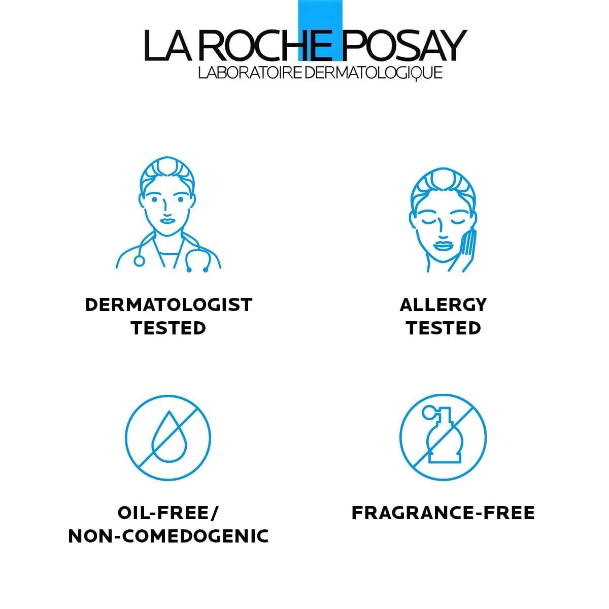 La Roche-Posay Effaclar Medicated Gel Cleanser, 2% Salicylic Acid Cleanser + LHA + Glycerin, Foaming Acne Face Wash, Helps Clear & Prevent Acne Breakouts, Oil Free, Targets Excess Oil - Image 6