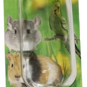 Lixit® Chew Proof Flat Sided Water Bottles for Rabbits, Ferrets, Rats, Birds, Hamsters, Guinea Pigs, Chinchillas Gerbils and Other Small Animals – Made in USA (Clear, 12 Ounce)